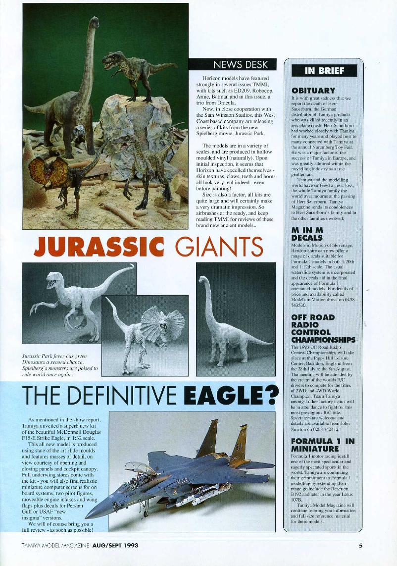 Tamiya Model Magazine 037 (1993-08)